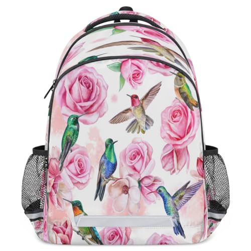 Roses Magnolia Hummingbird