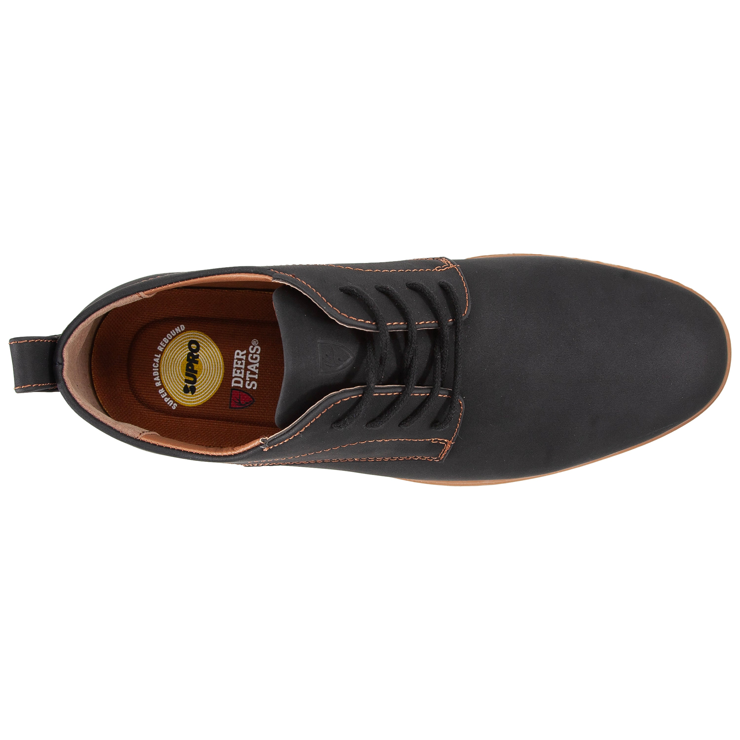 Men's Lisbon Black Buffed Leather Shoes - Premium Comfort & Style for Casual & Office Wear | NEW SUPRO