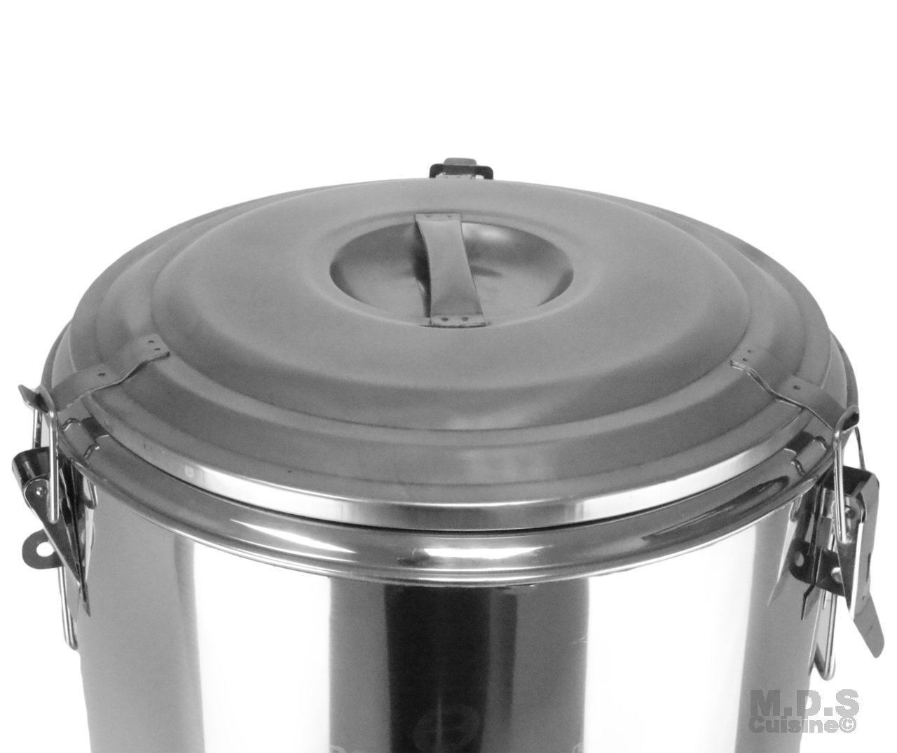 36 QT Stainless Steel Stock Pot with Commercial Dispenser - Heavy Duty Thermal Cooking Pot for Restaurants, Catering & Large Family Meals