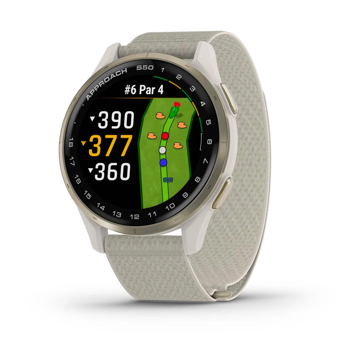 Garmin Approach S50 GPS Golf Watch with Touchscreen Display - Accurate Yardages, Preloaded Courses & Smart Notifications - Perfect for Golfers & Outdoor Enthusiasts