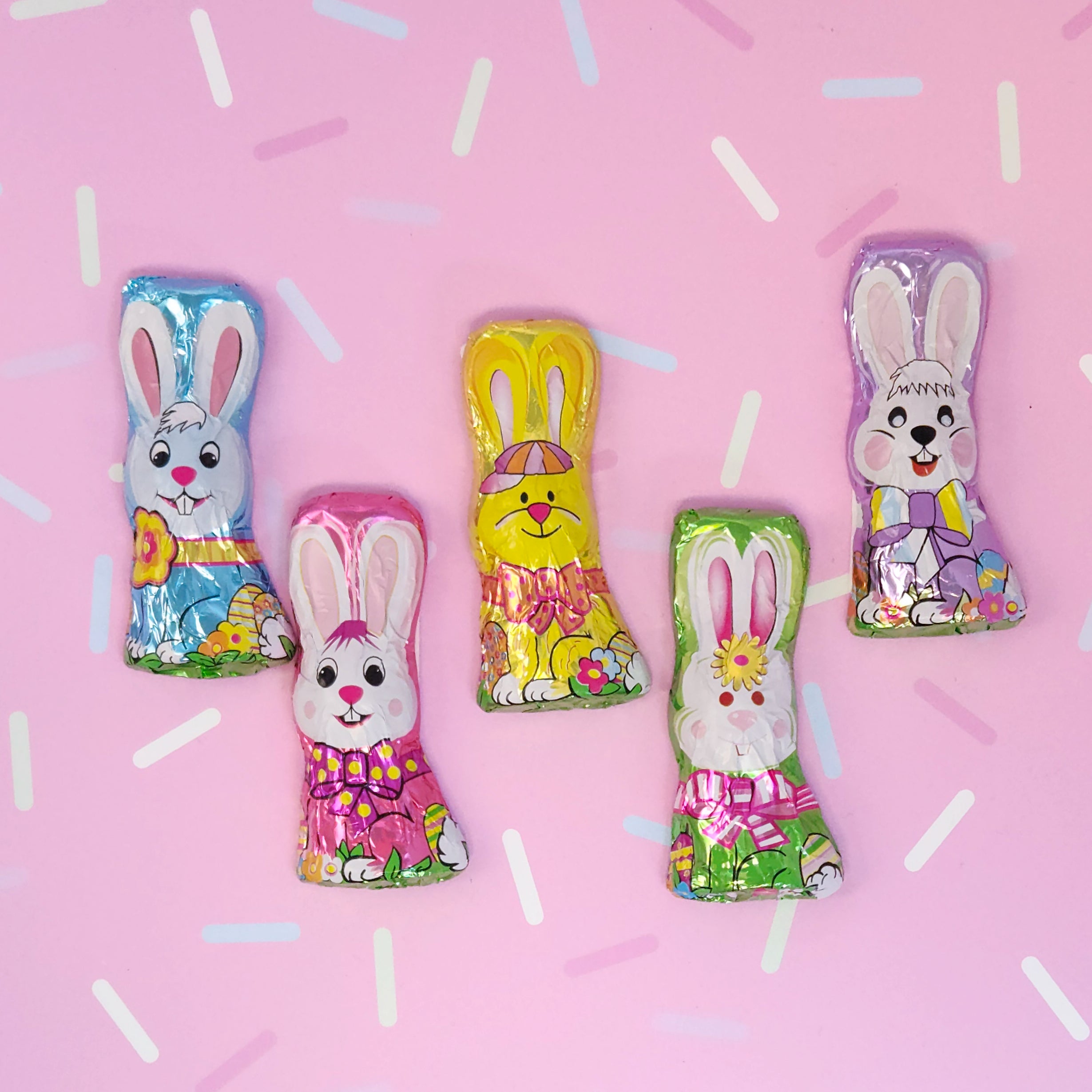 Happy Bunny Foil Balloon - Elegant Party Decorations for Birthdays, Baby Showers & Easter Celebrations