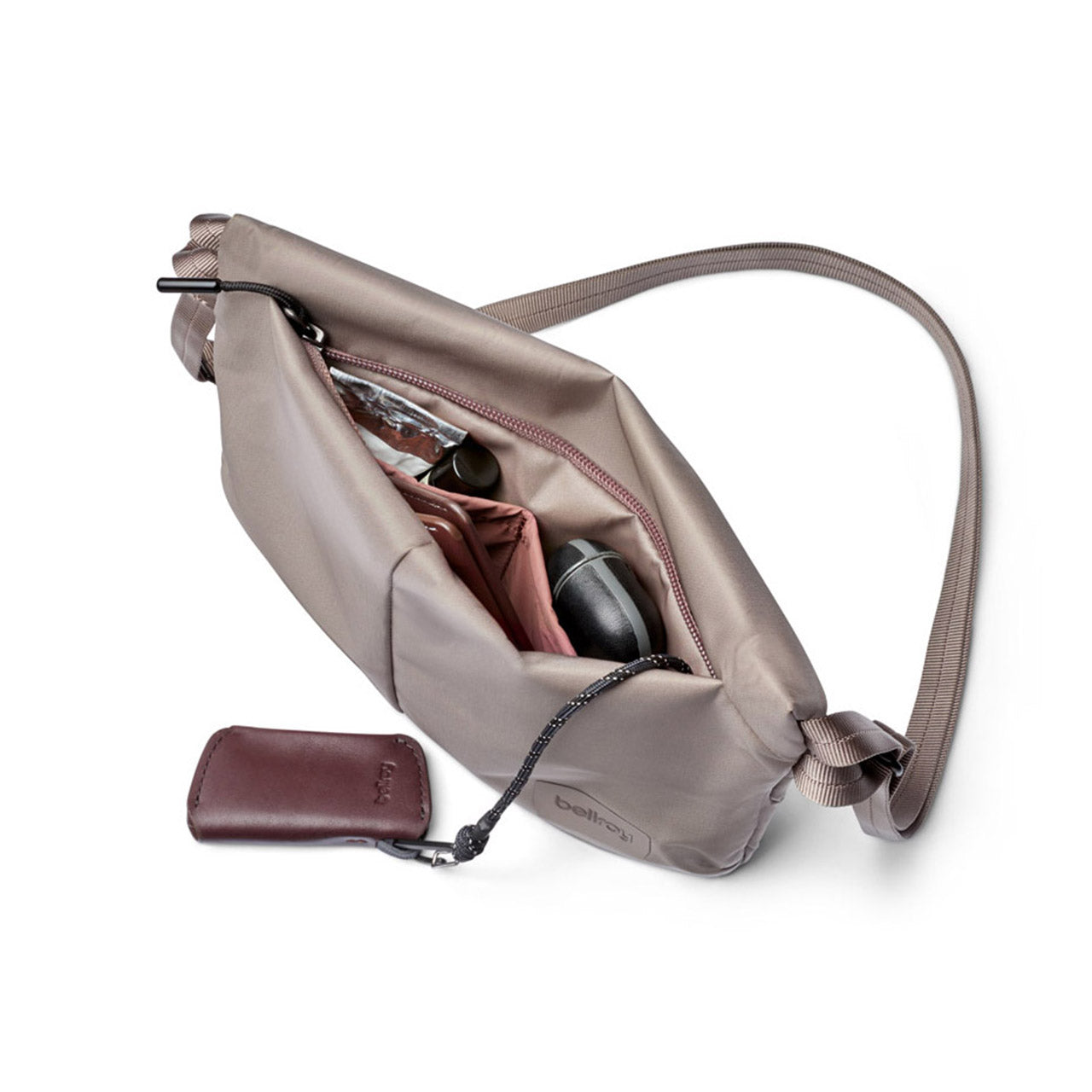 Laneway Sacoche Fawn Crossbody Bag for Women - Stylish & Lightweight Shoulder Purse - Perfect for Travel, Work & Everyday Use