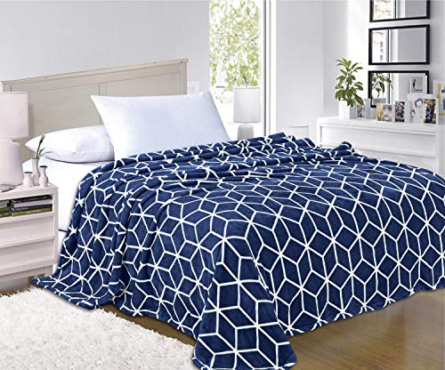 Cube Design Navy Blue