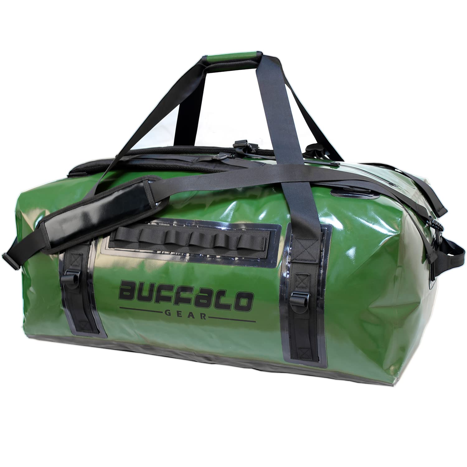 Buffalo Gear 120L Waterproof Duffel Bag - Large Dry Bag for Travel, Hunting, Camping, Boating & Motorcycling | Keep Gear Dry in Any Weather | Perfect for Outdoor Adventures & Water Sports