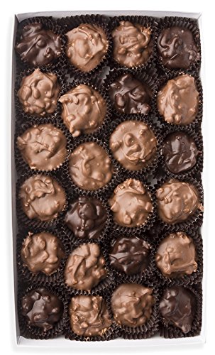 Mrs. Cavanaugh's 2 lb Dark Chocolate Pecan Clusters - Gourmet Gift, Holiday Treats & Party Desserts for Christmas, Thanksgiving & Special Occasions