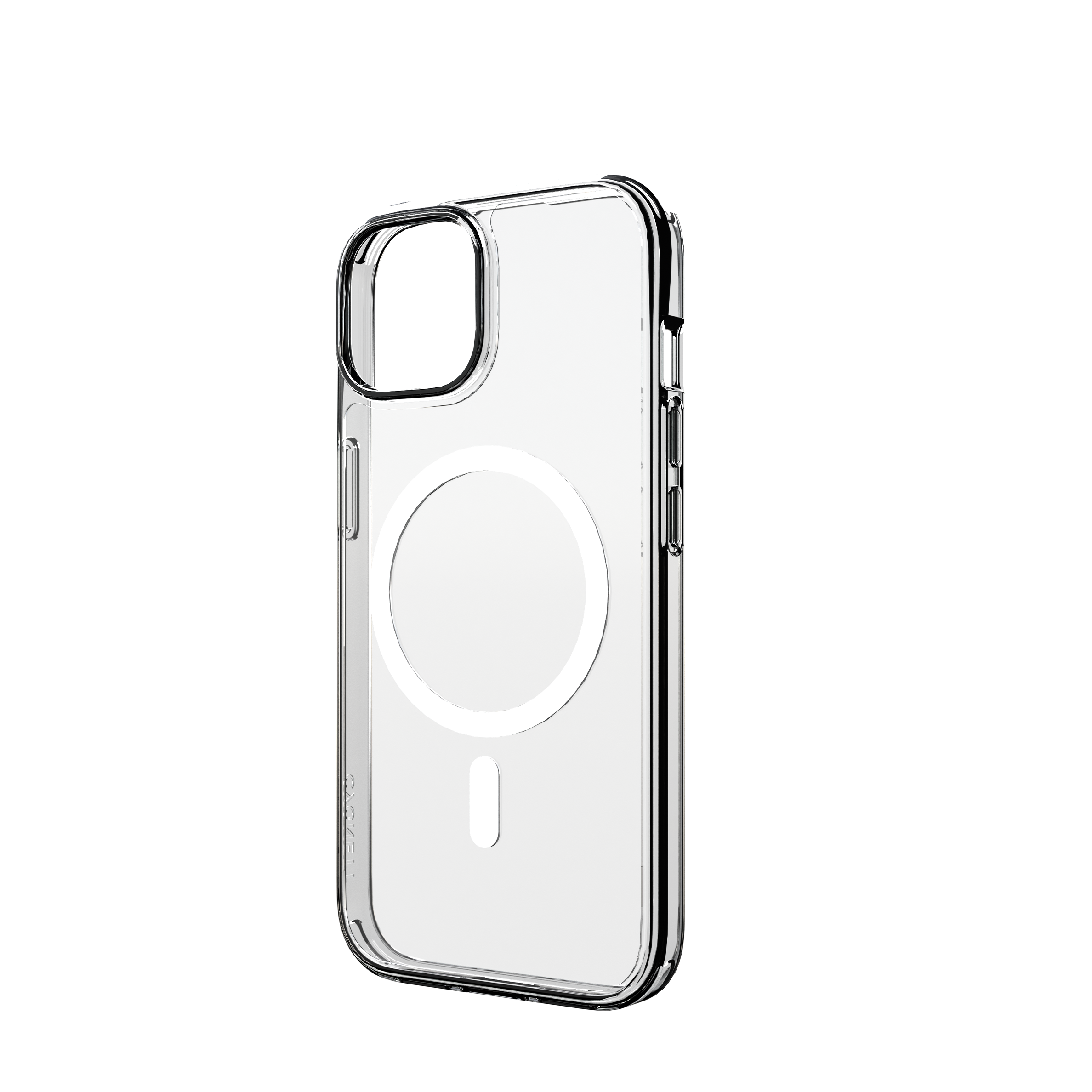 Premium Clear Magnetic Case for iPhone 15 - Shockproof & Anti-Yellowing - Compatible with MagSafe - Perfect for Work, Travel & Everyday Protection