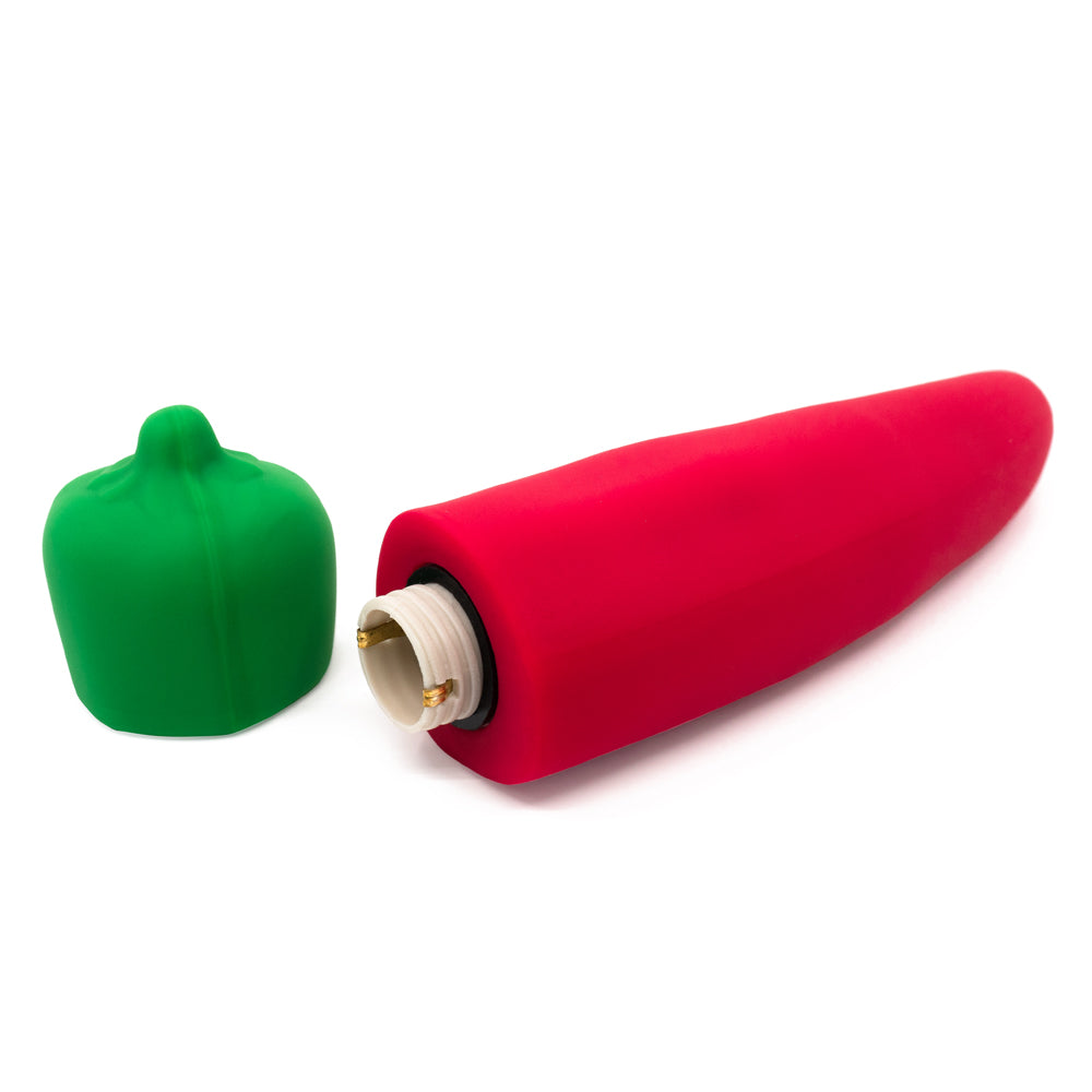 Emojibator Chili Pepper Emoji Mini Vibrator - Waterproof Silicone Personal Massager for Women, Perfect for Travel & Discreet Pleasure