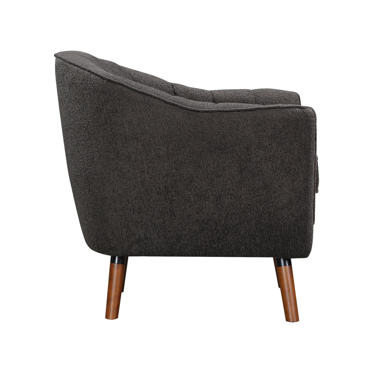 Calypso Accent Chair - Charcoal Gray Modern Lounge Chair for Living Room, Bedroom & Office - Comfortable Mid-Century Style Seating for Home Decor