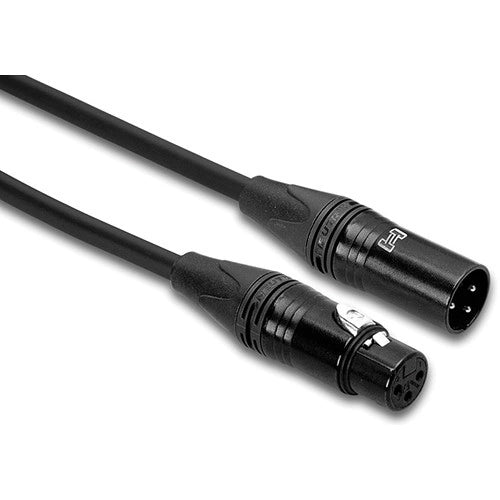 Hosa Technology 3 Pin XLR Male to Female Balanced Microphone Cable 20ft (20 Gauge) - Professional Audio Equipment for Studio Recording, Live Performances & DJ Setups