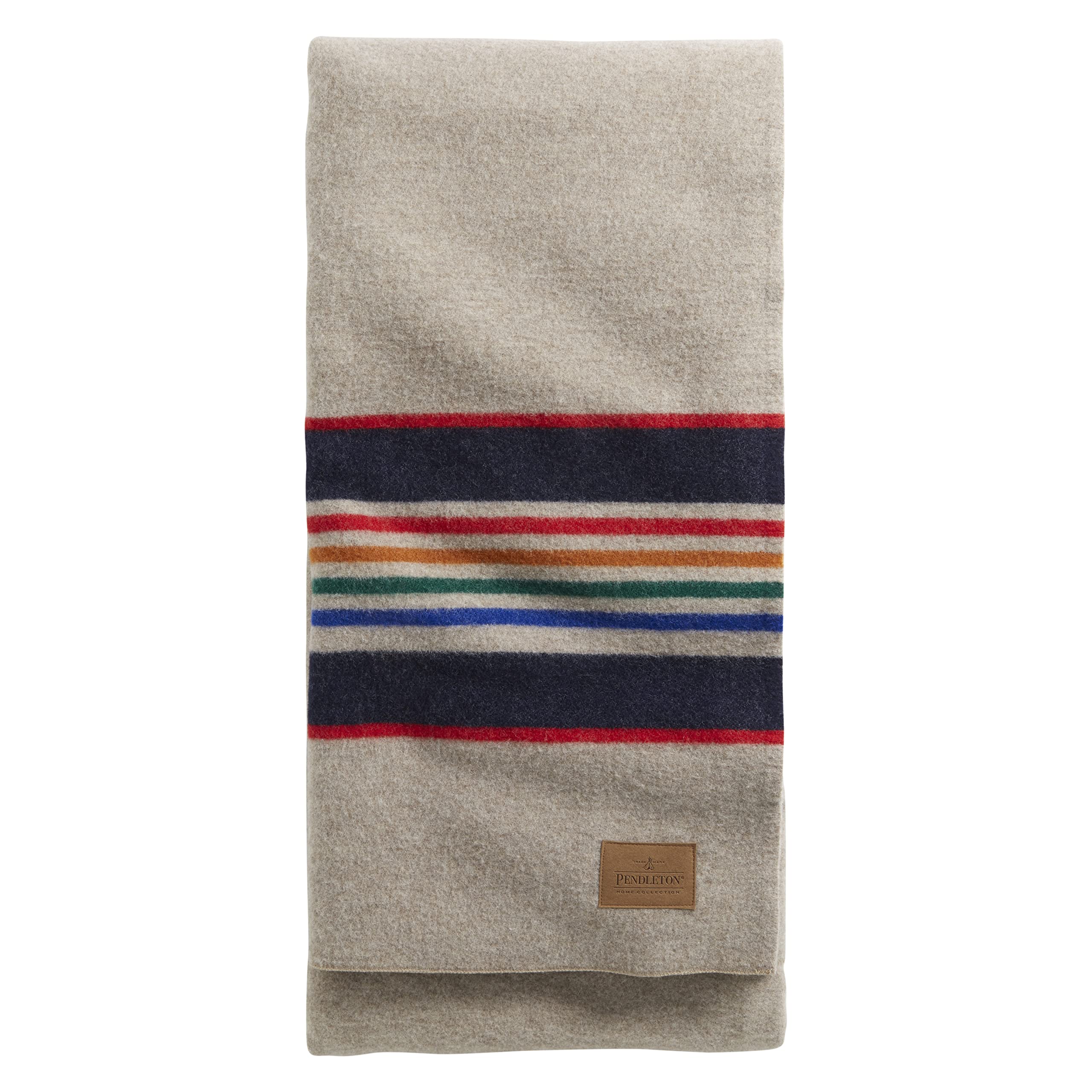 Pendleton National Park Blanket - Queen Size Yellowstone Themed Wool Throw for Camping, Picnics & Home Decor