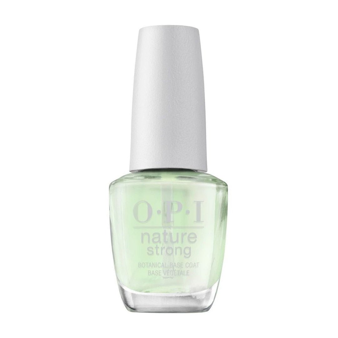 OPI Nature Strong Botanical Base Coat 15ml - Vegan Nail Polish Primer for Healthy Nails - Perfect for Manicures, Pedicures & At-Home Nail Care