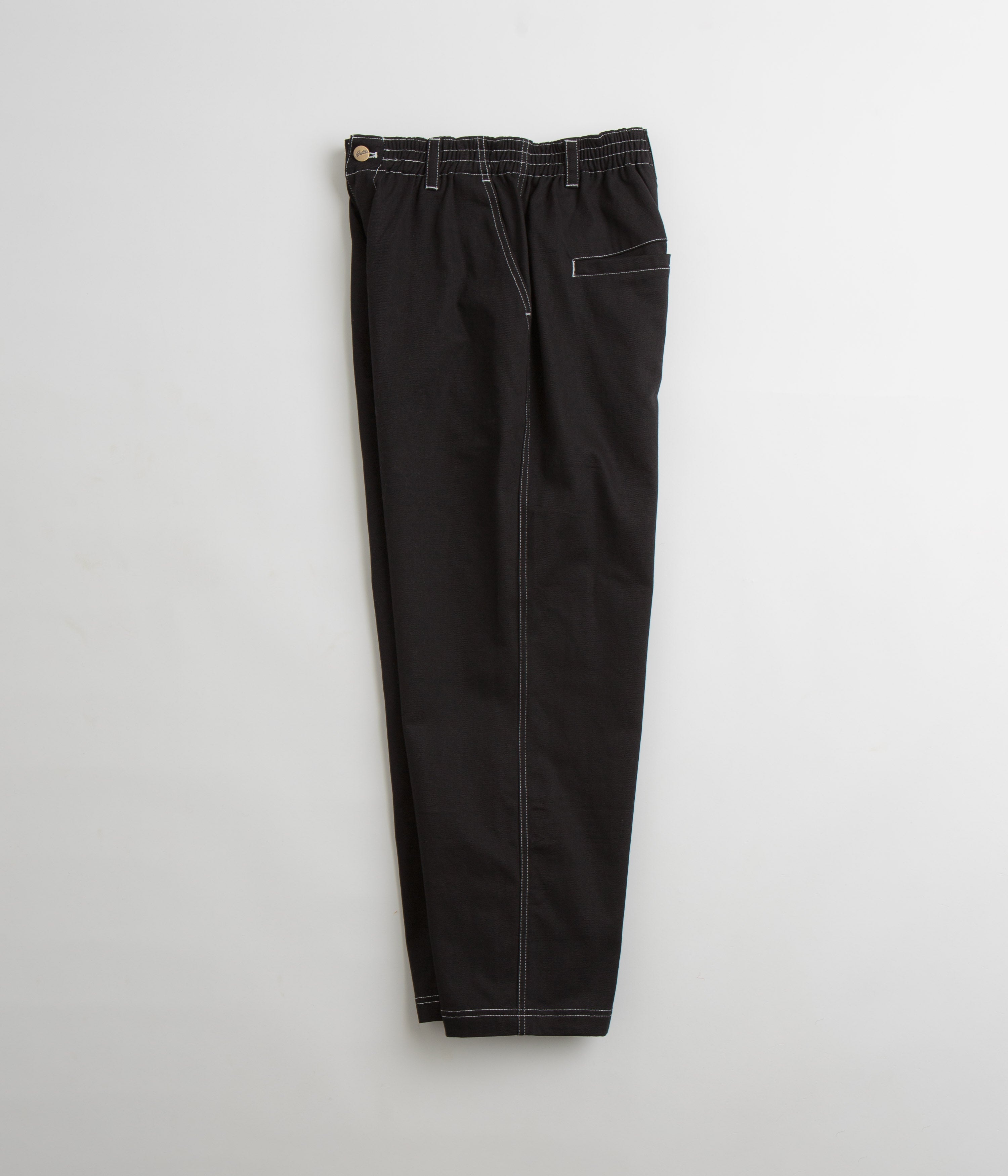 Butter Goods Wide Leg Pants for Women - Black & White High Waist Loose Fit Trousers - Perfect for Casual Wear, Street Style and Office Outfits