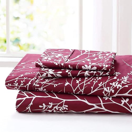 Burgundy/White