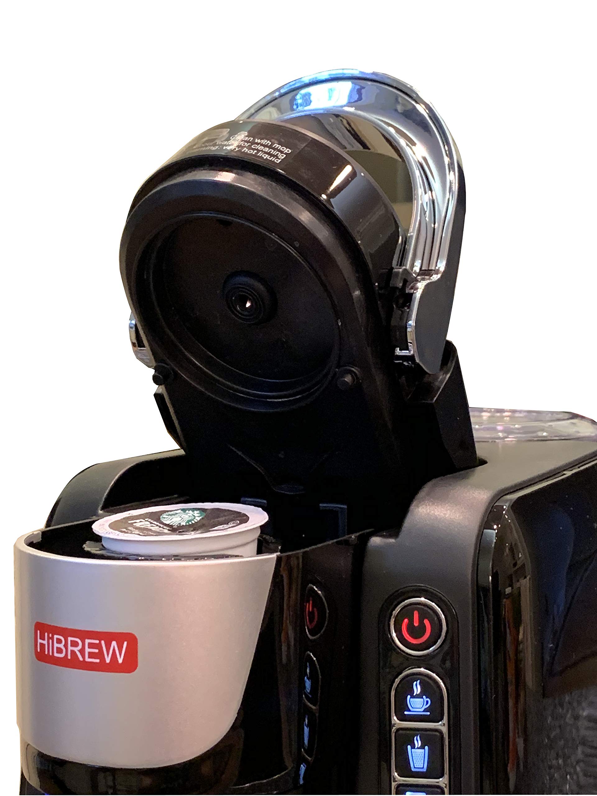 HIBREW Programmable Single Serve Coffee Maker - 1 Cup Brewing System for Espresso & Coffee - Perfect for Home, Office & Dorm Use