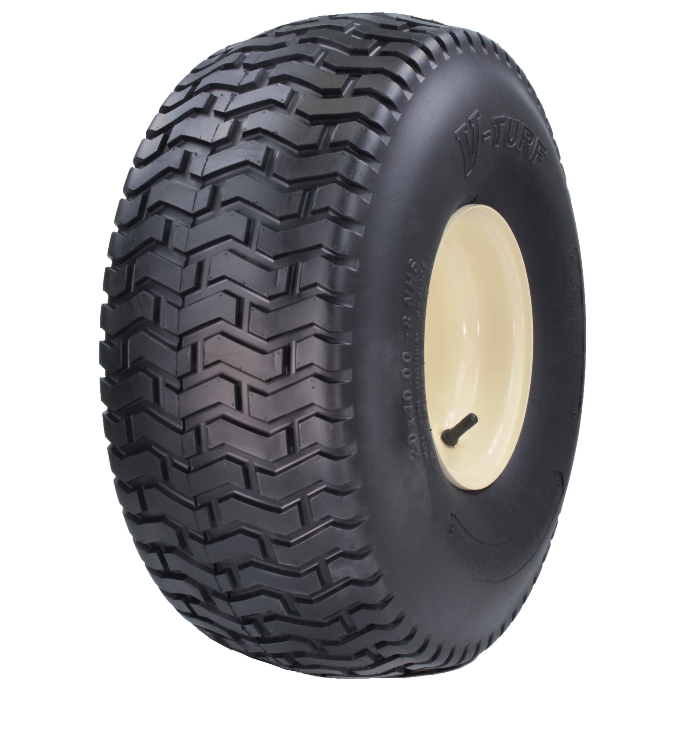 Soft Turf All-Season Bias Tire 18x9.5-8 12E - Durable Lawn & Garden Tractor Tires for Golf Carts, ATVs, and Utility Vehicles