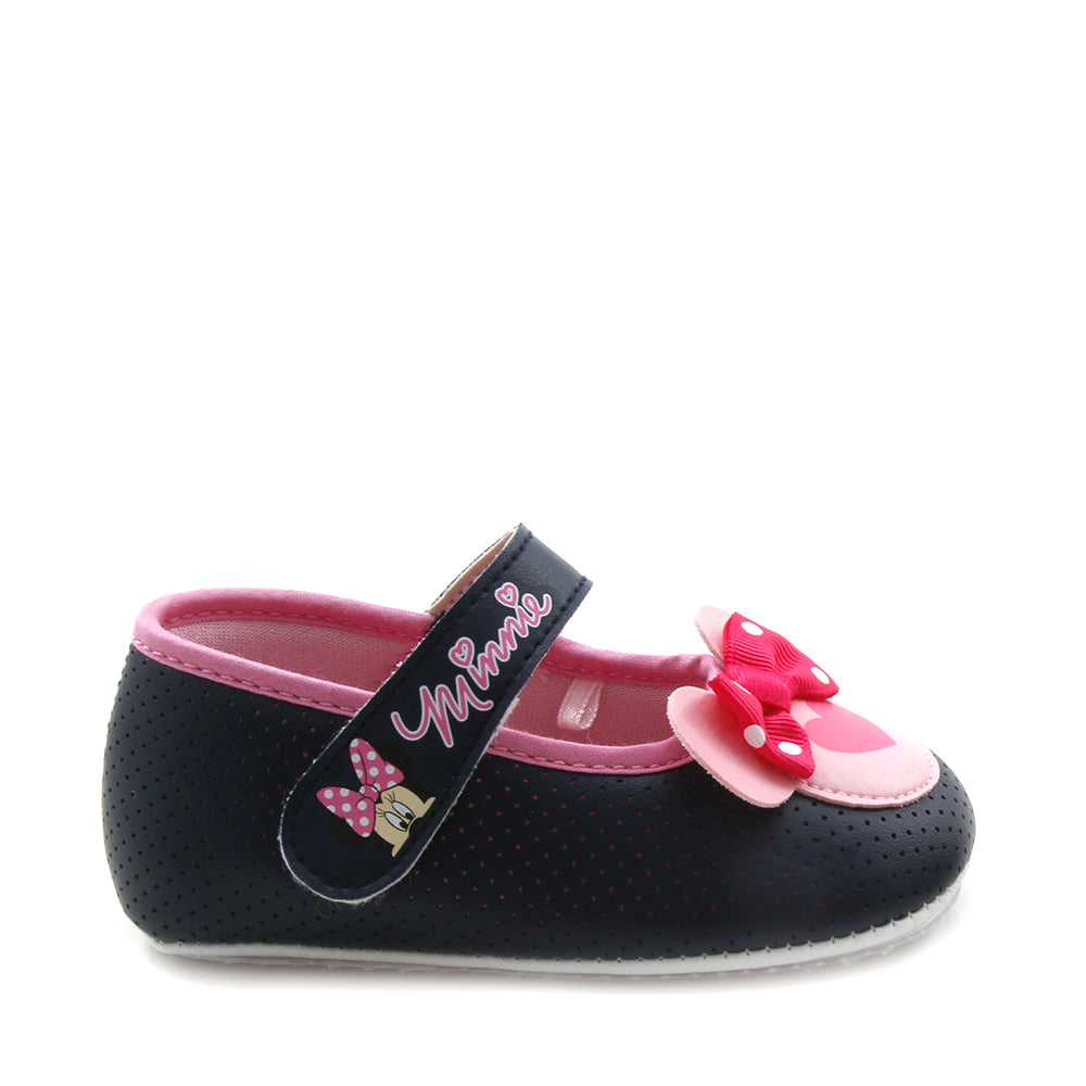 Disney Mickey Mouse Infant Shoes for Boys & Girls - Soft & Comfortable Navy Blue Baby Shoes - Perfect for First Steps, Playtime & Special Occasions