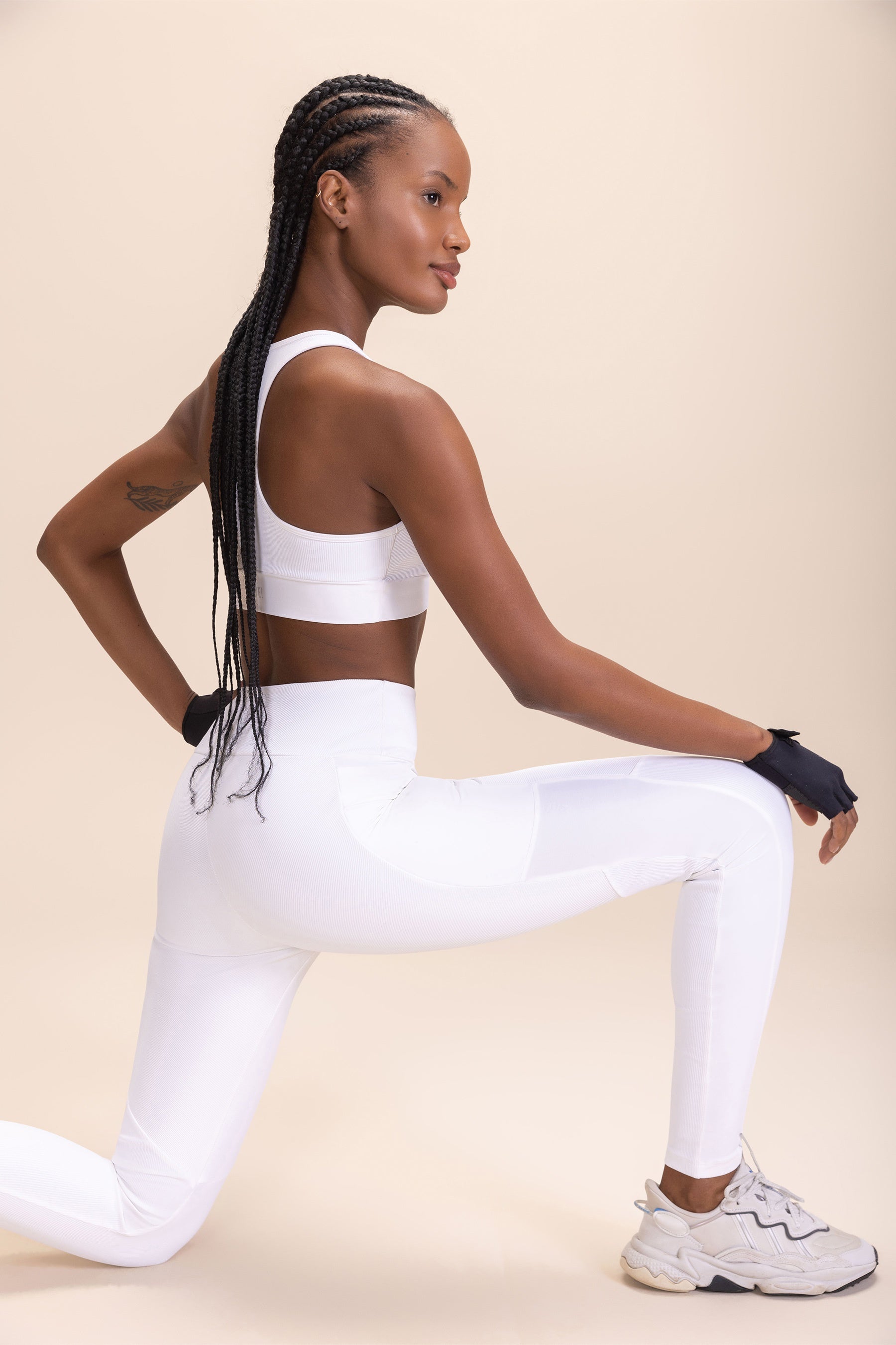 Contour Rib Stirrup Leggings - High Waisted Yoga Pants for Women, Tummy Control Workout Leggings with Stirrups | Perfect for Yoga, Pilates, Gym & Lounge Wear