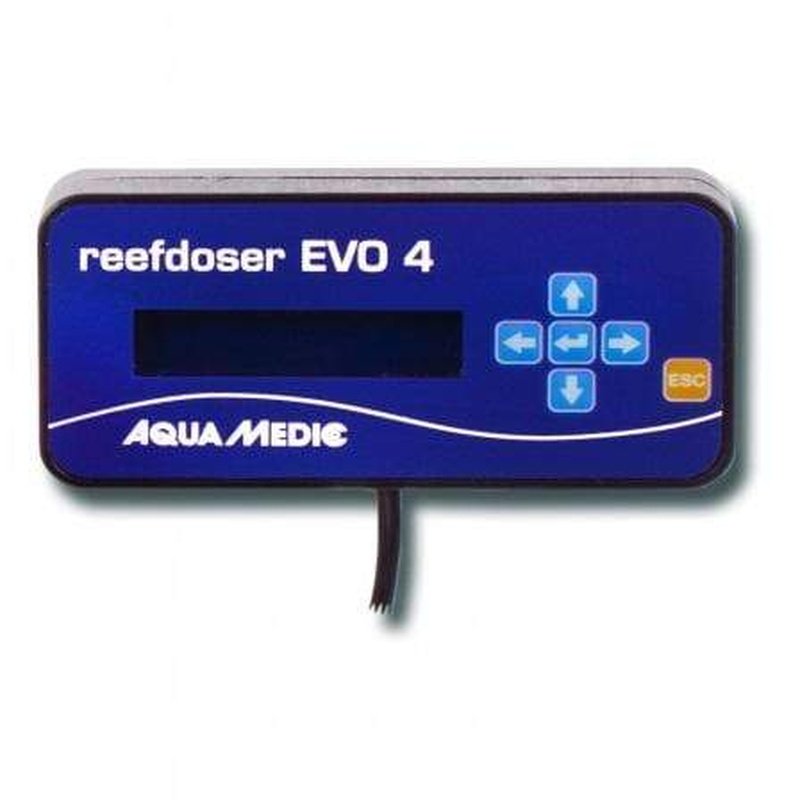 Aqua Medic Reefdoser EVO 4 Channel Dosing Pump for Saltwater Aquariums - Precise Coral & Marine Supplement Dosing System for Reef Tanks