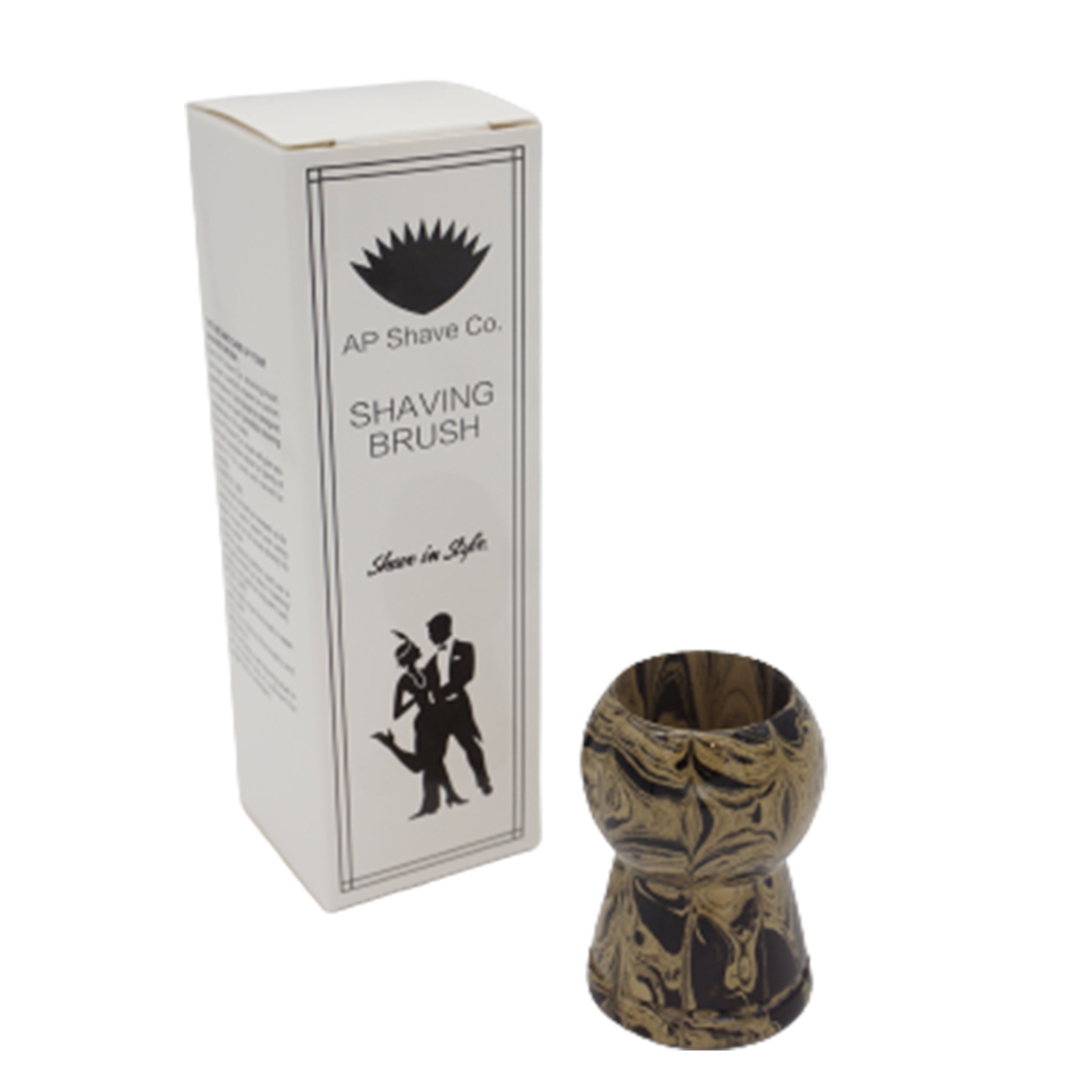 Premium Sand Ebonite Handmade Shaving Brush Handle - Fits 24mm & 26mm Knots - Perfect for Wet Shaving & Grooming Rituals