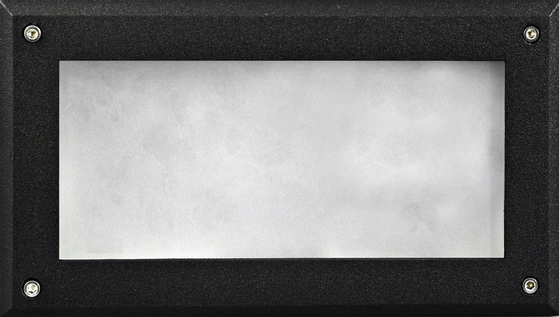 7W LED Step Light G24 Base 120V, Open Face Design, Black - Perfect for Stairways, Hallways, and Outdoor Pathways