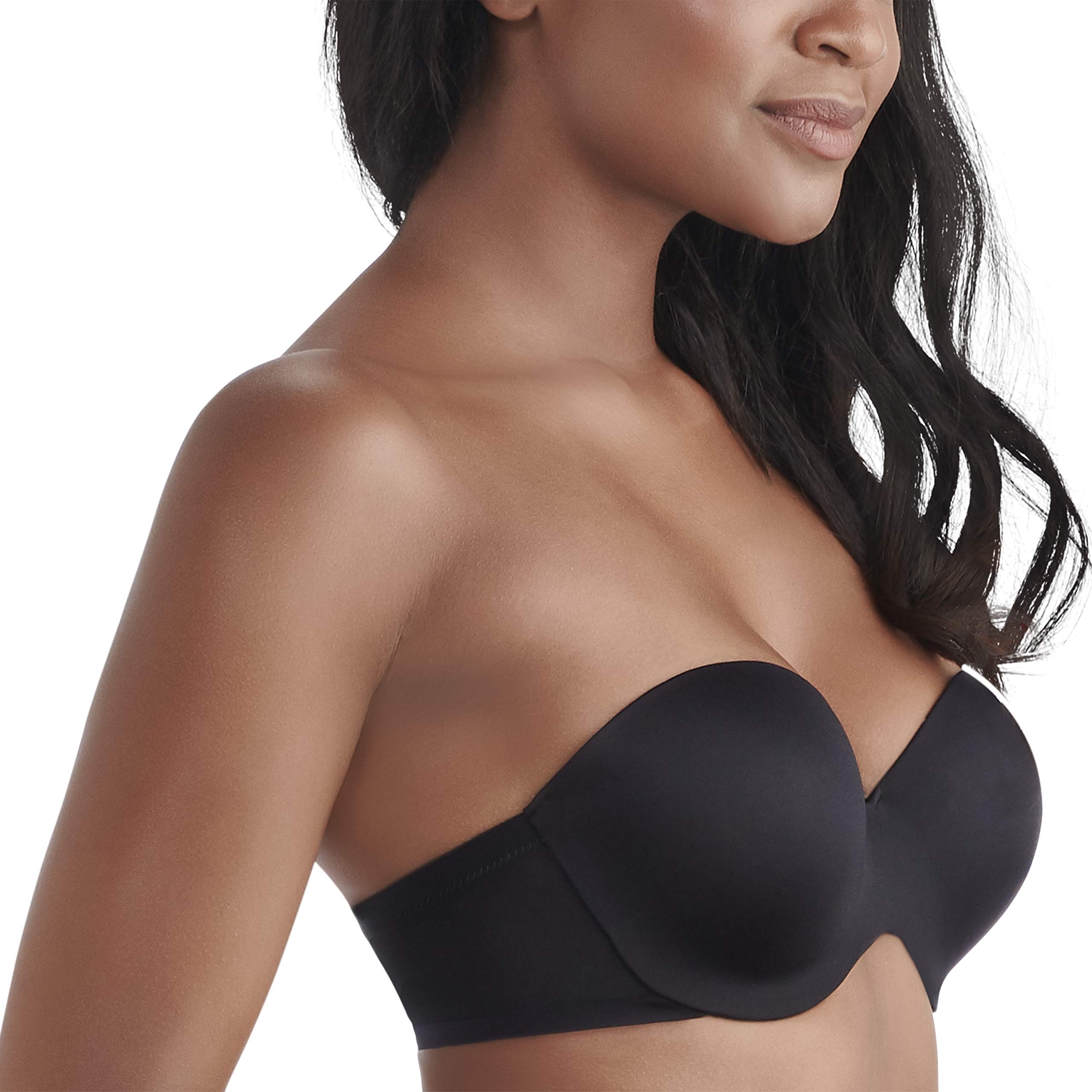Vanity Fair Women's Nearly Invisible Strapless Underwire Bra 74202 - Seamless Comfort for Wedding Dresses & Formal Wear