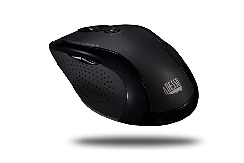 Adesso Tru-Form 1500 Wireless Ergonomic Keyboard and Laser Mouse Combo - Compatible with Windows 8/7/Vista/XP/2000 (WKB-1500GB) - Perfect for Office Work, Gaming & Home Computing