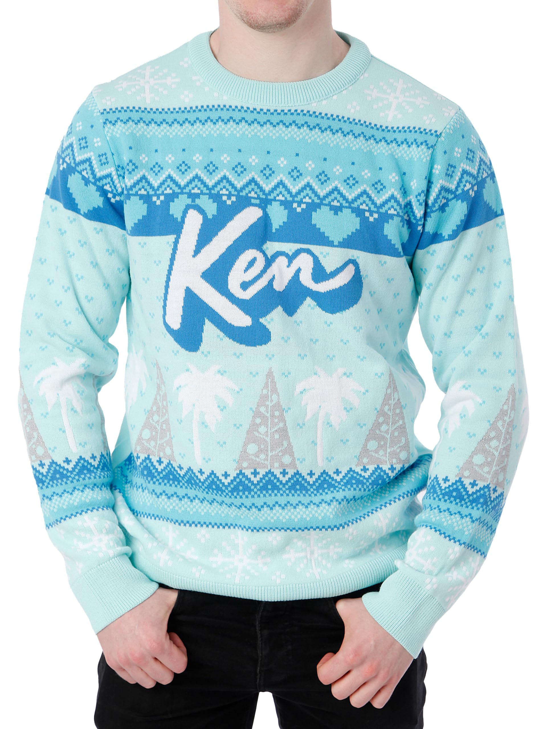 Barbie & Ken Christmas Jumpers for Women & Men - Sizes S-XXL for Holiday Parties