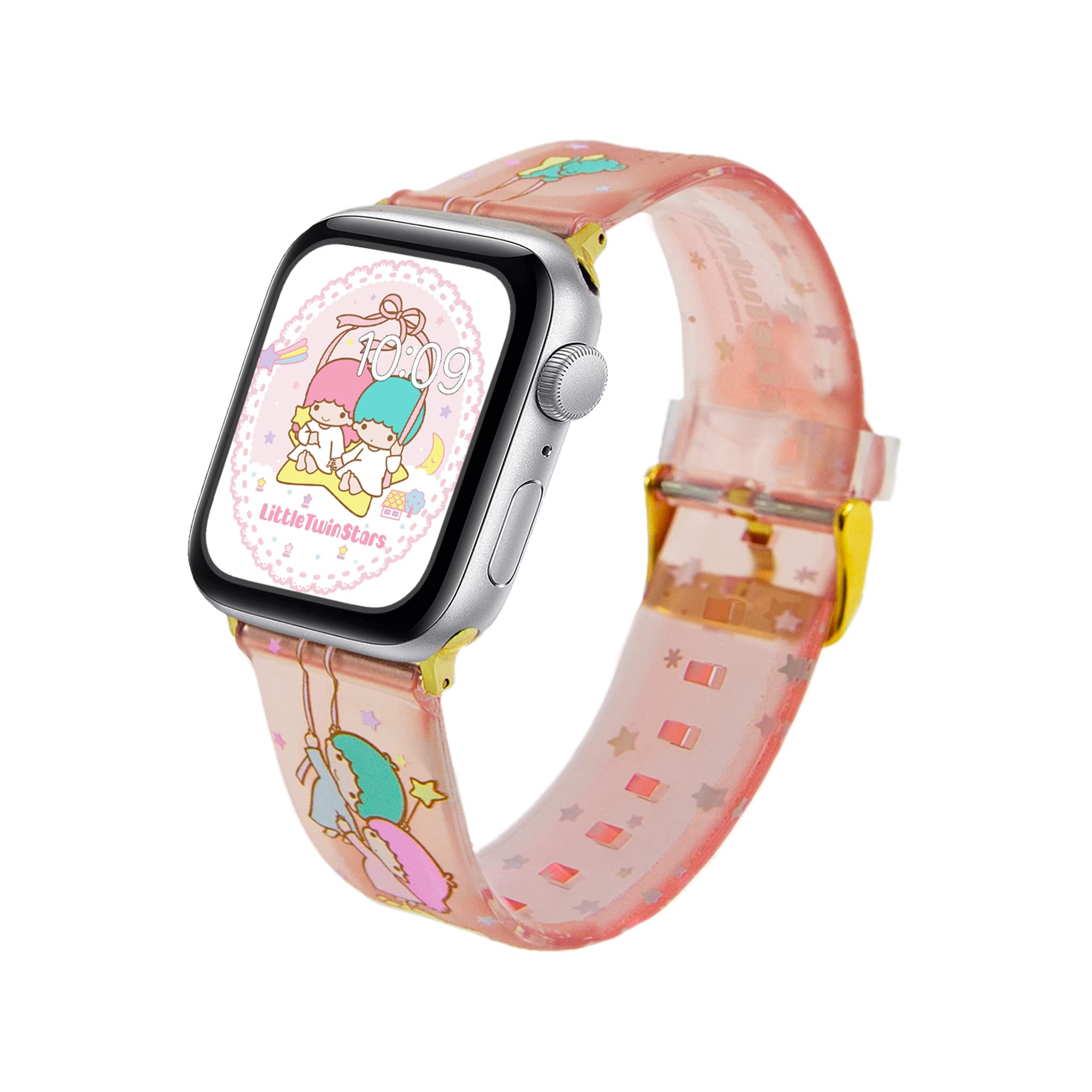 Official Sanrio Hello Kitty & Friends Apple Watch Band - Compatible with 41mm/40mm/38mm Apple Watch, Cute Anime Strap for Women & Girls - Perfect for School, Work & Everyday Fashion Accessory
