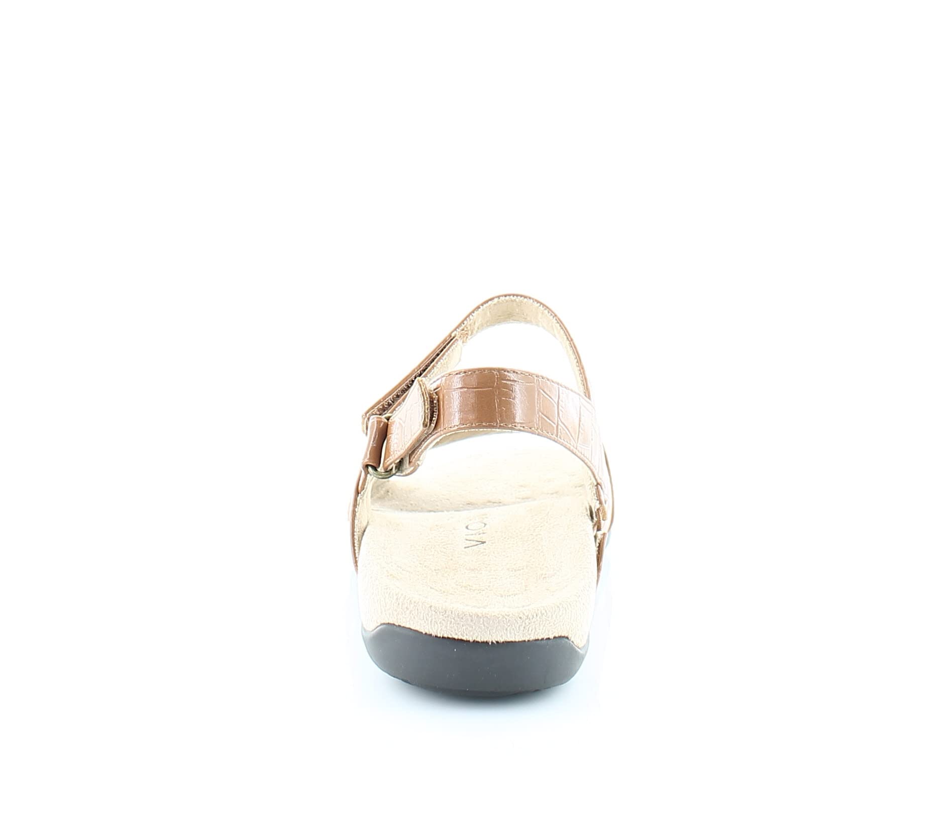 Vionic Mirabi Brown Orthotic Sandals for Women - Size 9.5 Medium | Arch Support & Comfort | Perfect for Walking, Travel & Summer Outfits