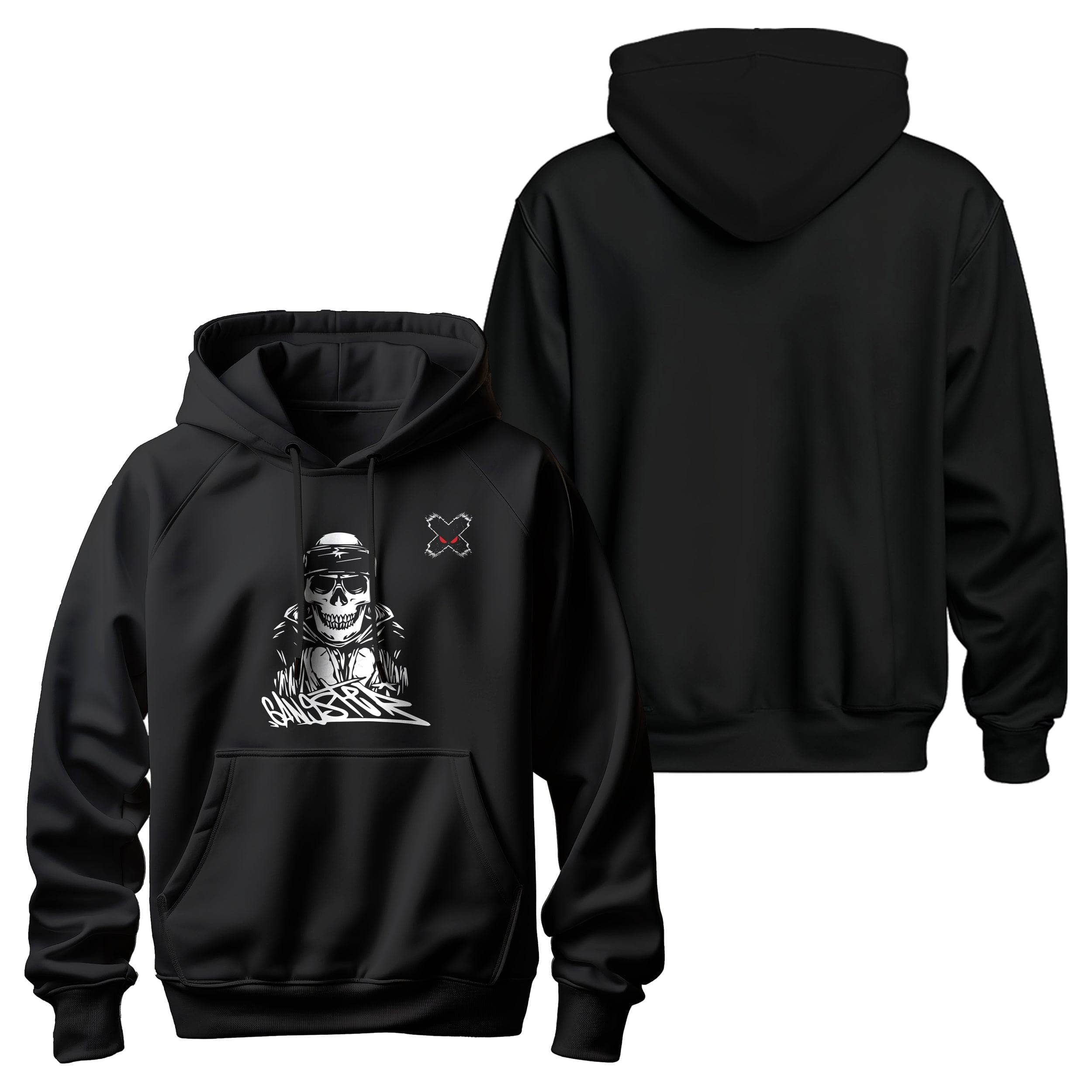 Muay Thai Hoodie with Skull Design - Streetwear for Men & Women - Perfect for Training, Gym, and Urban Fashion