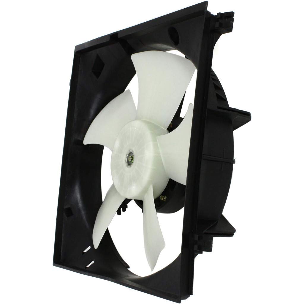 2001-2005 Toyota RAV4 Radiator Cooling Fan Assembly Driver Side Replacement - Compatible with TO3115120 & 1636123050 | Perfect for Engine Cooling System Repair & Maintenance