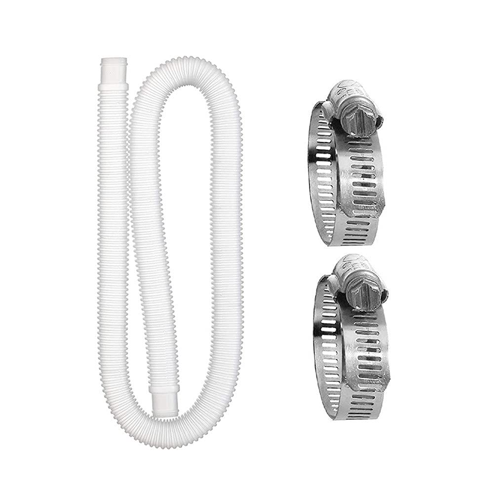 Hopishy 1.25 Inch Replacement Hose for Above Ground Pools - Compatible with 330 GPH, 530 GPH & 1000 GPH Pool Filter Pumps - Durable Swimming Pool Accessory (1PC) - Perfect for Pool Maintenance, Water Circulation & Pump Connections
