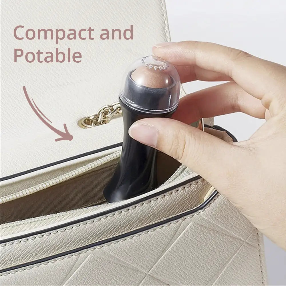 Oil Absorbing Face Roller for Oily Skin - Reusable Blotting Paper Roller for Shine Control & Makeup Touch-Ups - Perfect for Gym, Travel & On-the-Go Use