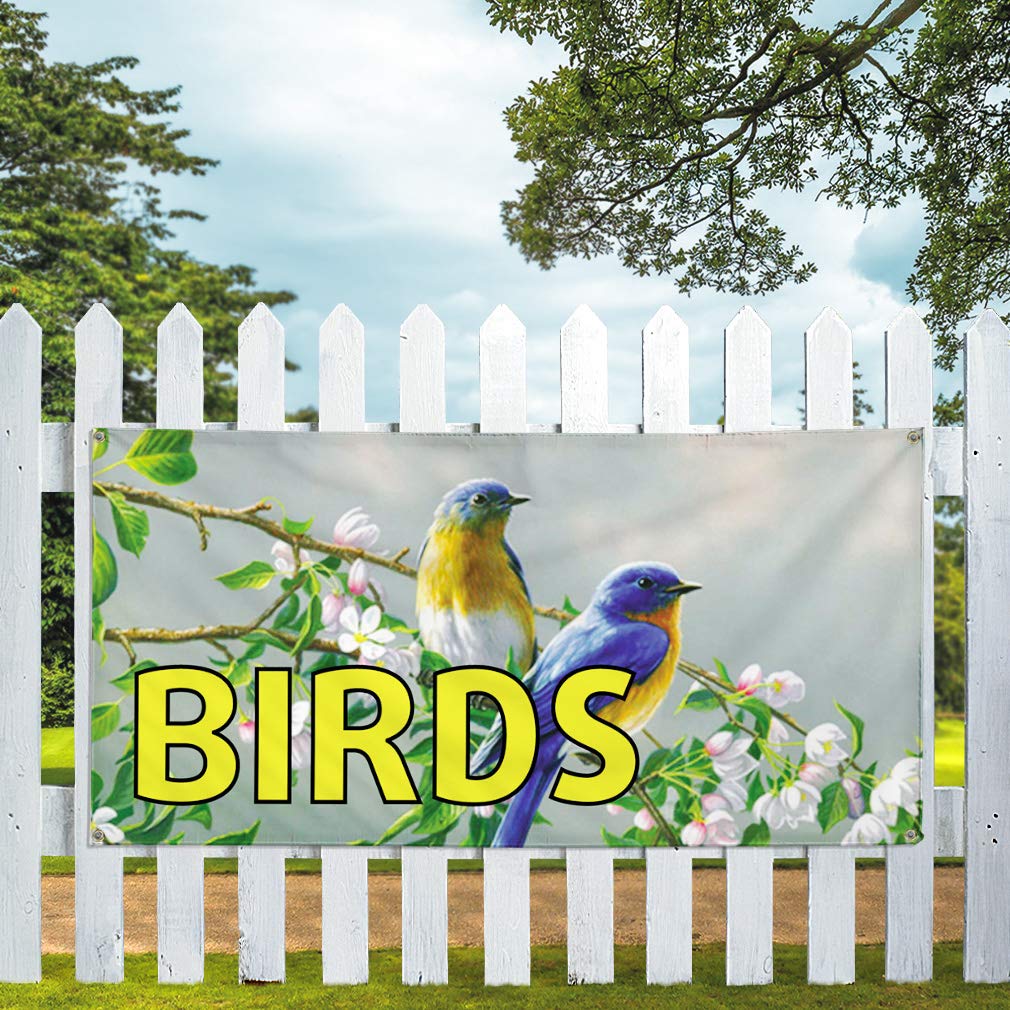 Custom Vinyl Banners for Outdoor Advertising - Weatherproof & Durable 48x96 Inches with 8 Grommets - Perfect for Yard Signs, Business Promotion, Events & Industrial Use
