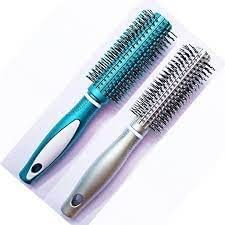 Professional Round Hair Brush Set for Women & Girls - 2 Pack Multicolor Styling Brushes for Blowouts, Curls & Smoothing - Perfect for Home & Salon Use