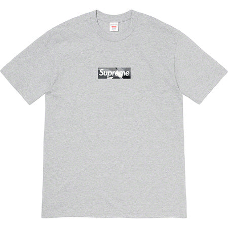 Supreme x Emilio Pucci Box Logo T-Shirt - Grey & Black Streetwear for Men | Casual Wear & Urban Fashion Outfits