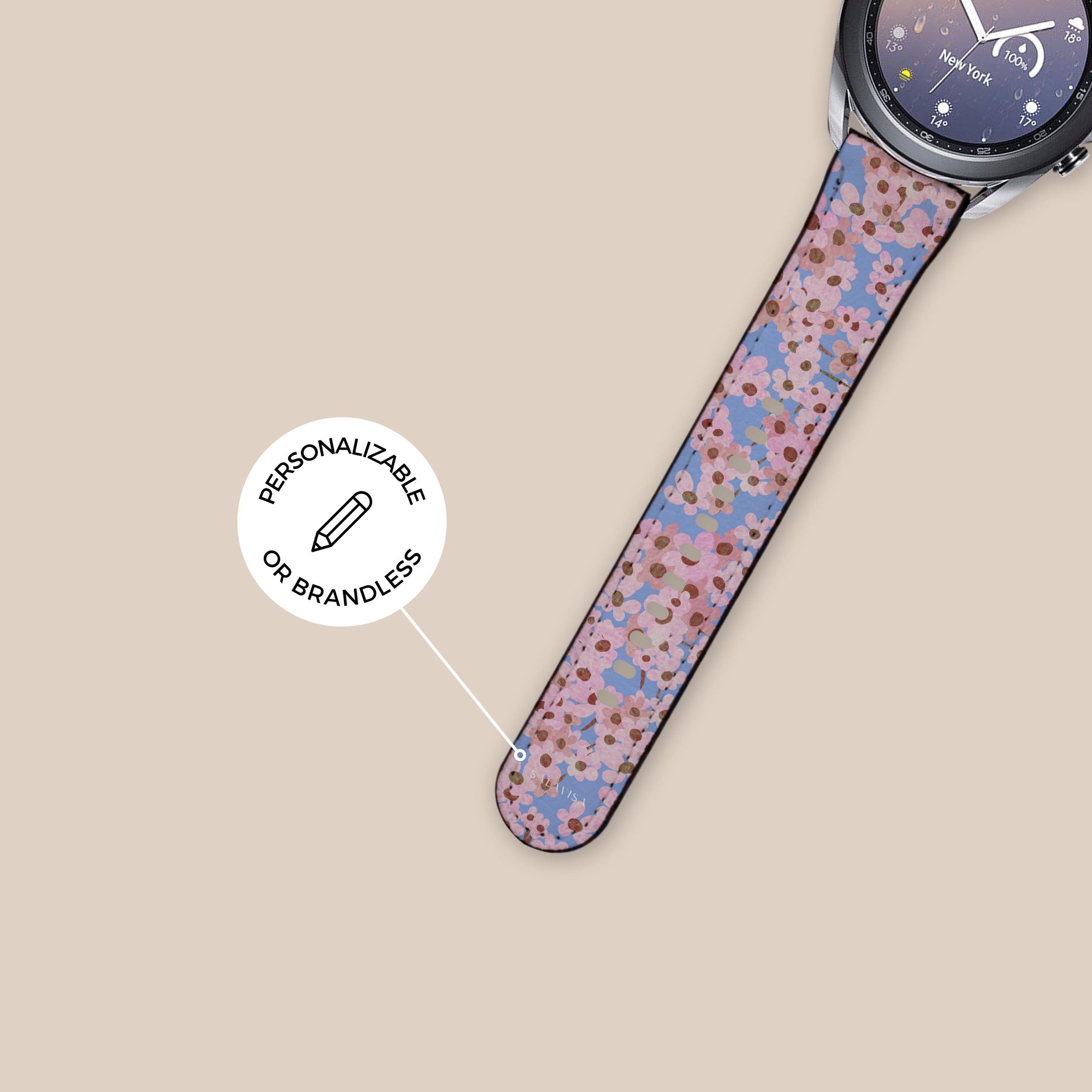 Ditsy Galaxy Watch Band for Women & Men - Stylish & Comfortable Summer Watch Strap for Samsung Galaxy Watch - Perfect for Outdoor Activities, Workouts & Everyday Wear