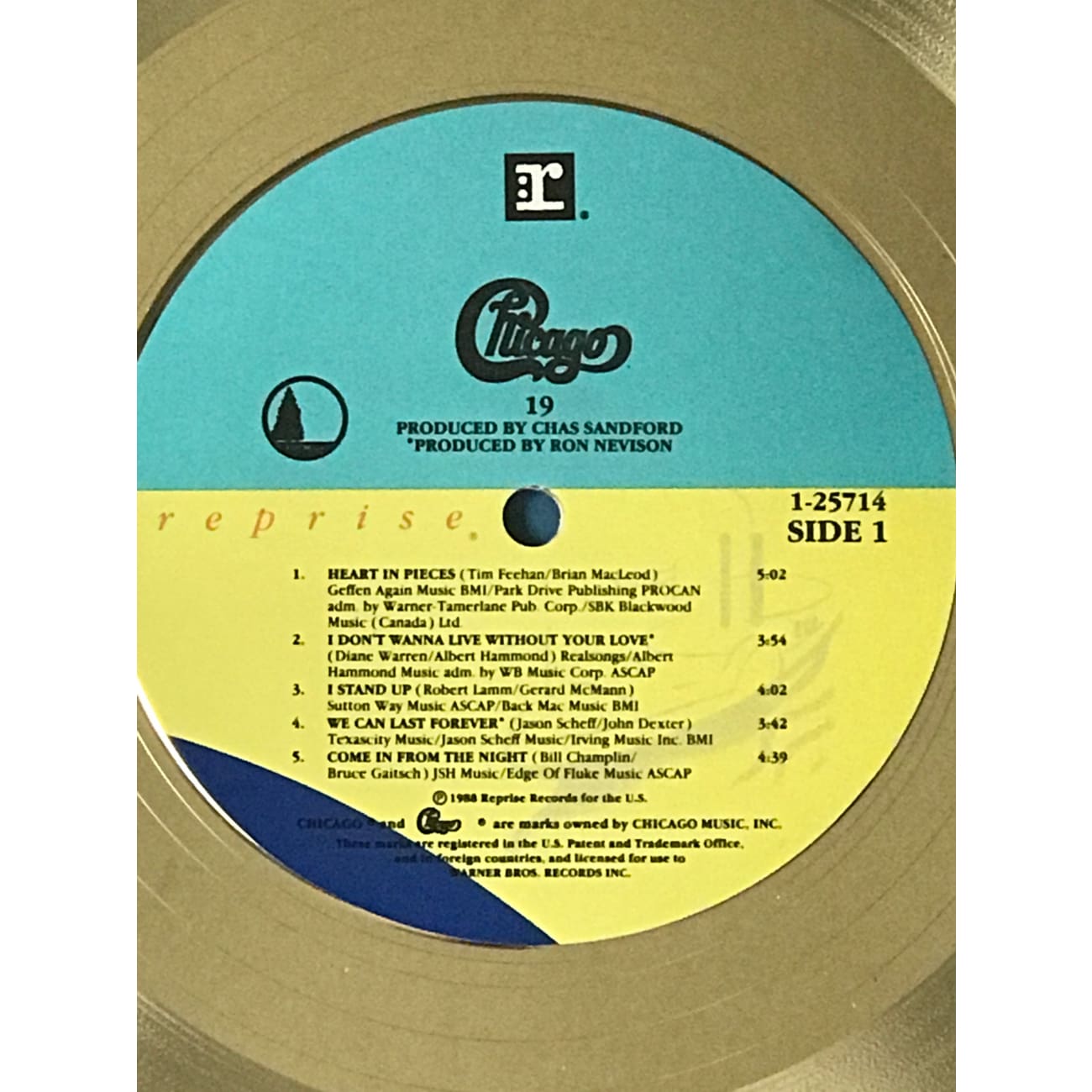 Chicago 19 RIAA Gold LP Award - Certified Music Collectible - Perfect for Music Lovers & Vinyl Collectors - Display in Home, Office or Music Studio