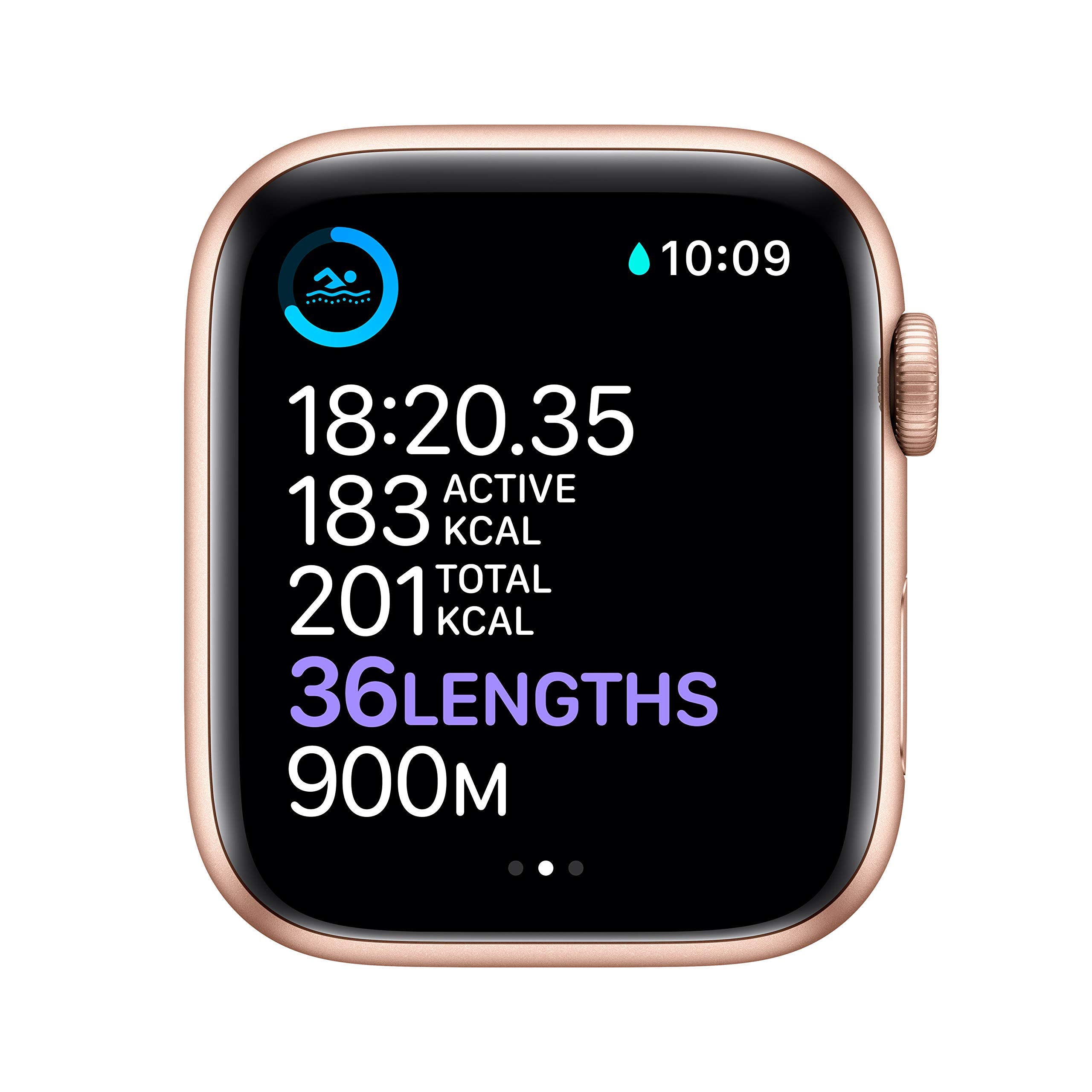 Apple Watch Series 6 (GPS, 44mm) - Gold Aluminum Case with Pink Sand Sport Band | Renewed Smartwatch for Women & Men | Fitness Tracking, Heart Rate Monitor, Swimproof Design | Perfect for Workouts, Running & Daily Wear