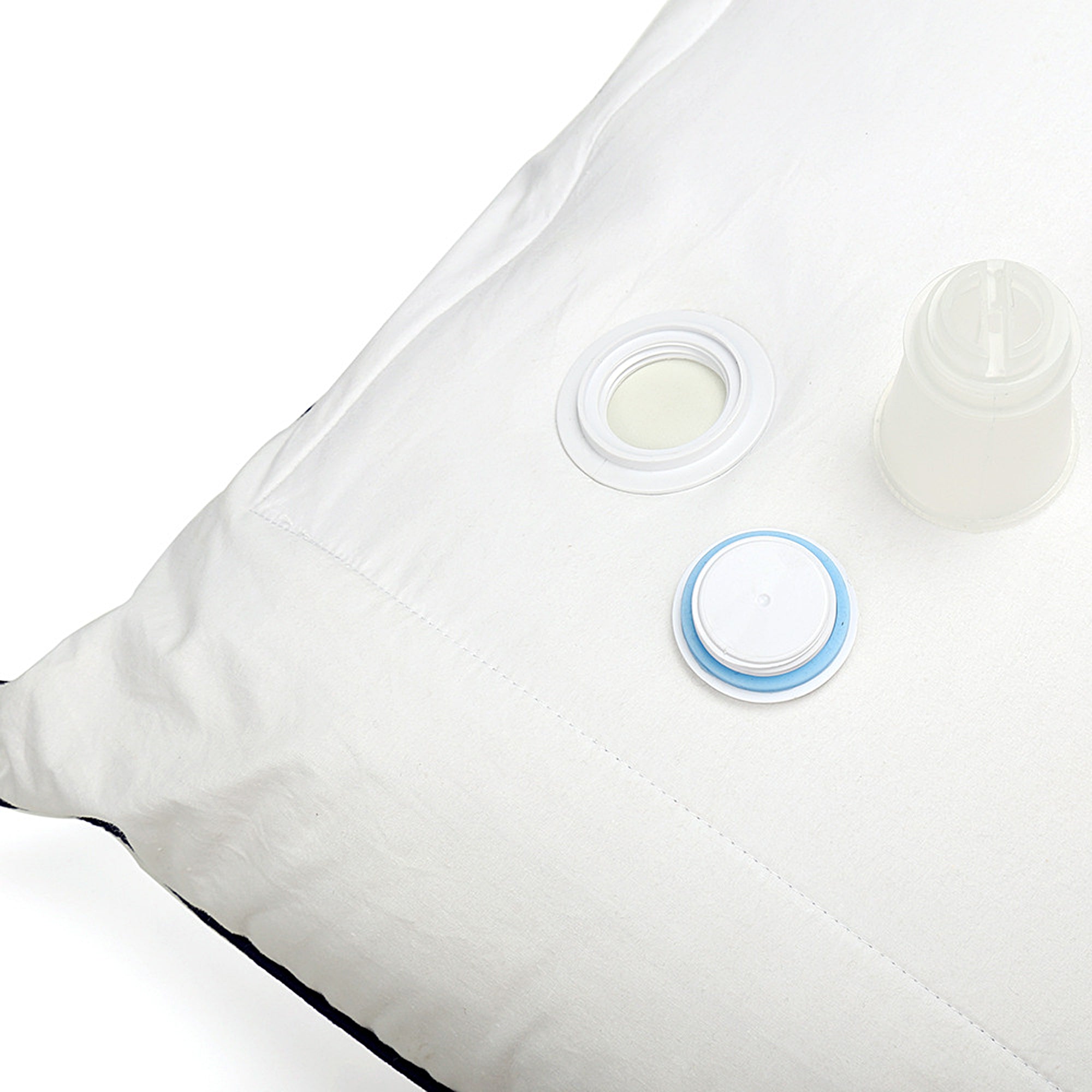 Dr Pillow Water Pillow - Adjustable Neck Support Pillow for Side, Back & Stomach Sleepers | Orthopedic Pain Relief | Cooling Gel Memory Foam | Perfect for Home, Travel & Office Use