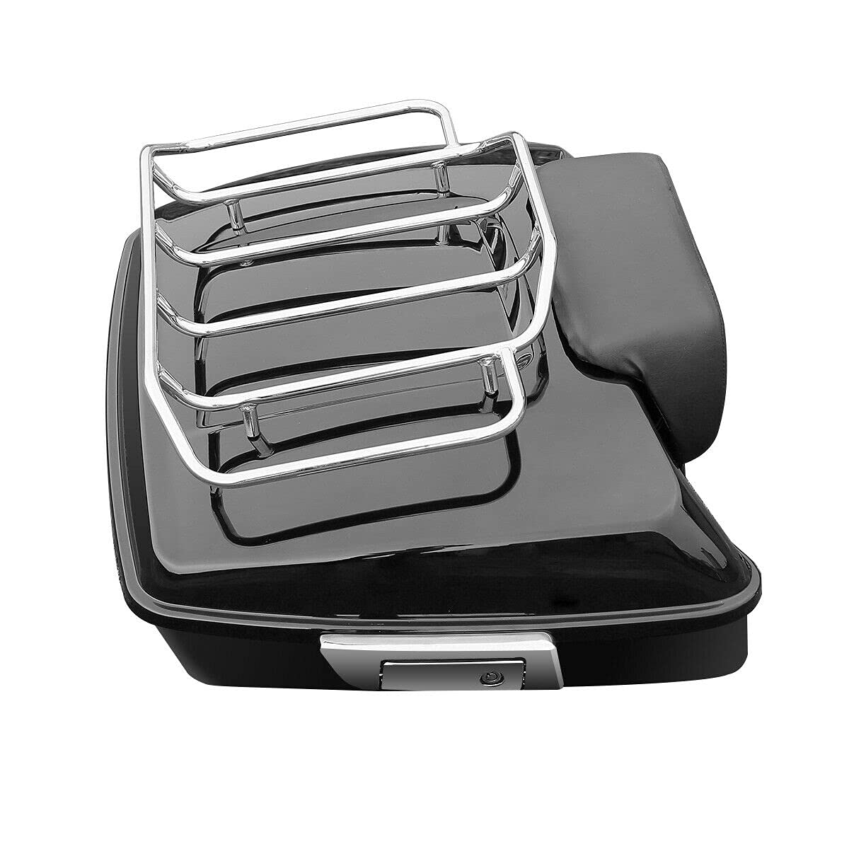 Harley-Davidson Tour Pack Trunk Backrest & Luggage Rack - Universal Fit for Touring CVO, Road King, Road Glide, Street Glide, Electra Glide (2014-2023) - Heavy-Duty Solo Mounting Rack for Long Rides & Road Trips