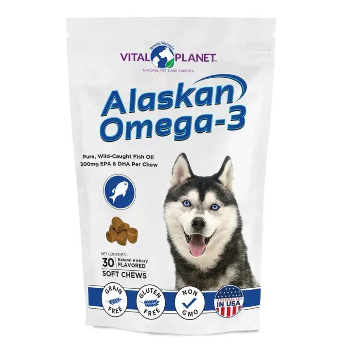 Vital Planet Alaskan Omega-3 Fish Oil Supplement - Supports Heart, Brain & Joint Health - Wild Caught Alaskan Salmon Oil - 120 Softgels for Daily Wellness & Active Lifestyle