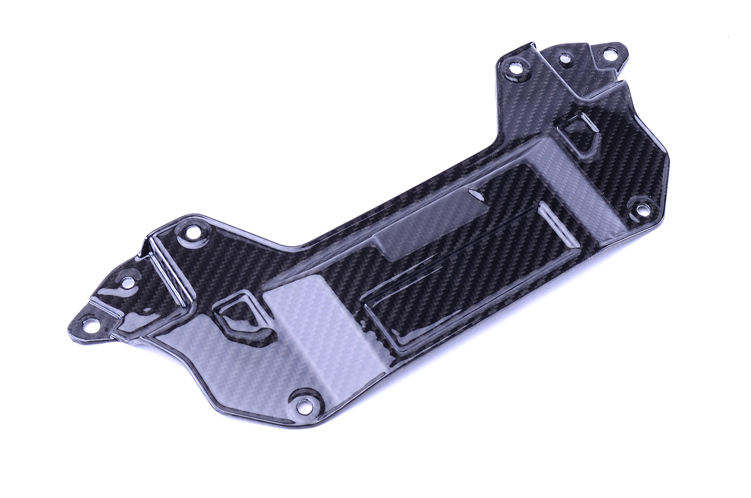 Bestem Carbon Fiber Seat Bracket Battery Holder Cover Fairing Twill for 2015-2018 Yamaha R1 | Lightweight Motorcycle Accessory for Racing & Street Performance