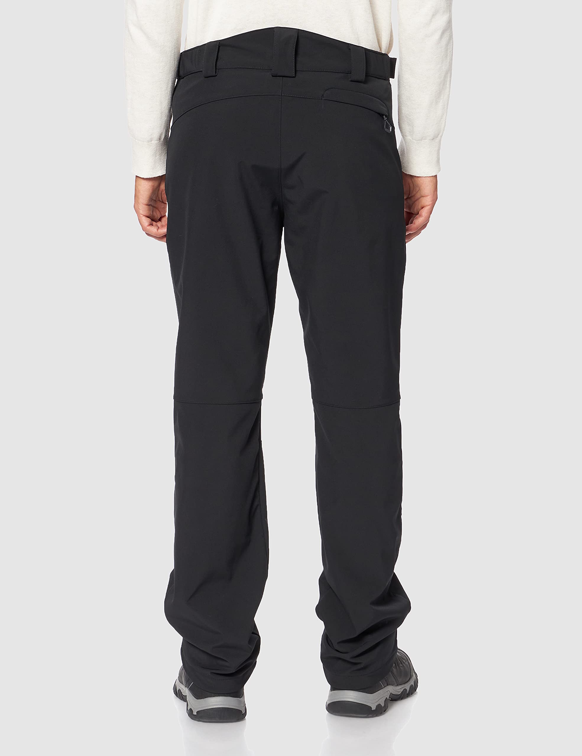 Men's Softshell Trousers - Waterproof & Windproof Outdoor Pants - Size 46 Black - Perfect for Hiking, Camping & Winter Activities