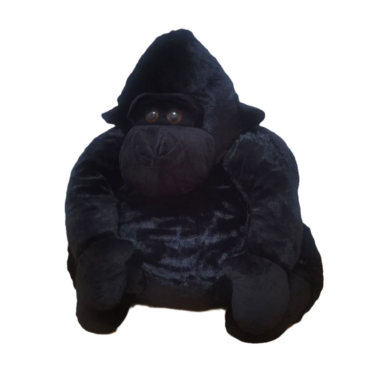 MUXISD Giant Plush Gorilla Stuffed Animal - Ultra Soft Huggable Pillow Toy for Kids & Adults | Perfect for Cuddling, Gifts, Nursery Decor & Home Comfort