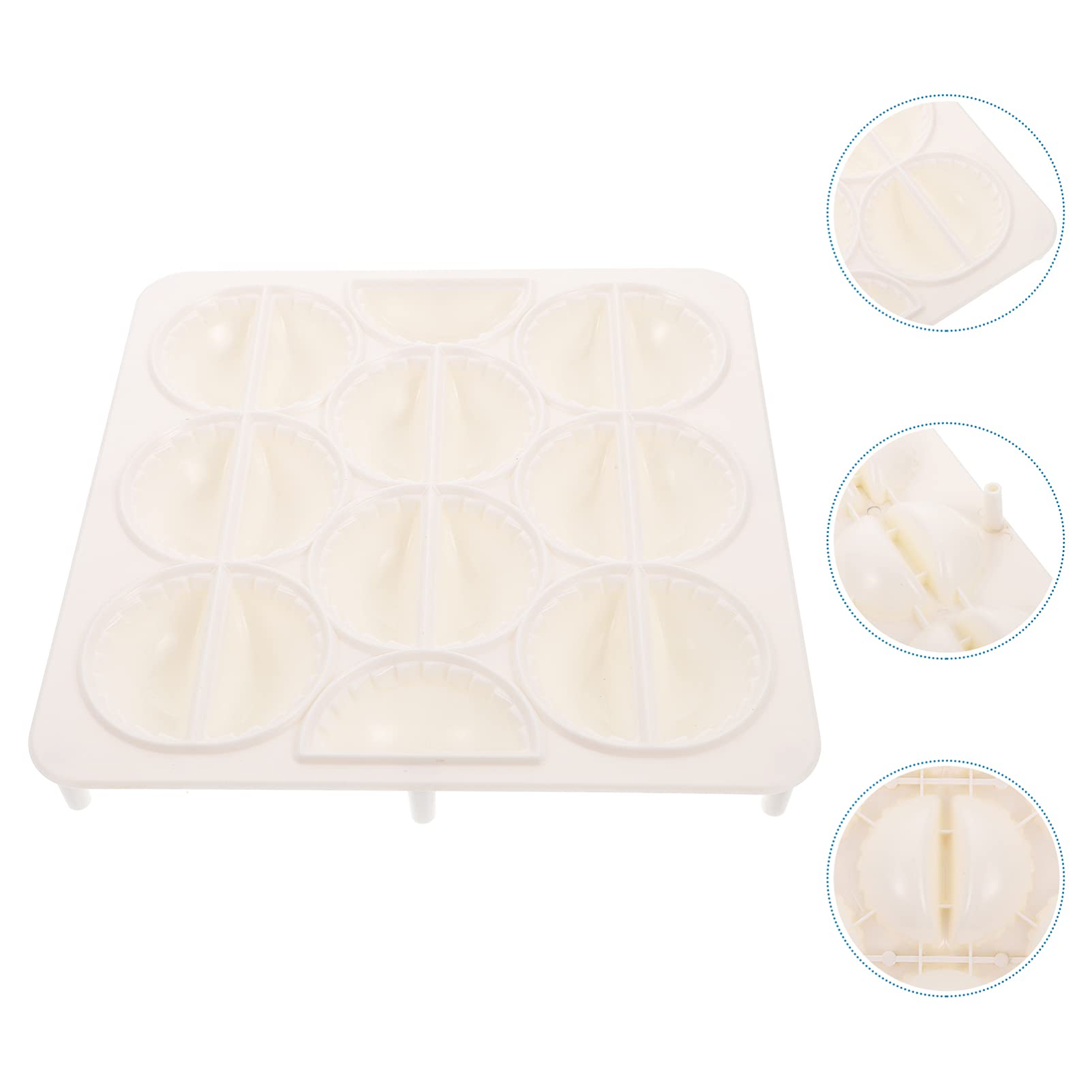 DOITOOL 18-Hole Russian Pelmeni Maker - Stainless Steel Dumpling Mold for Siberian Meat Dumplings, Ravioli & Pelmeni - Perfect for Homemade Dumplings, Family Cooking & Traditional Russian Cuisine