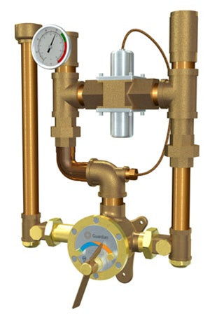 Guardian G3850 Emergency Shower & Eyewash Water Tempering Valve - 44 GPM Flow Rate for Workplace Safety | ANSI Compliant Safety Equipment for Labs, Factories & Industrial Facilities