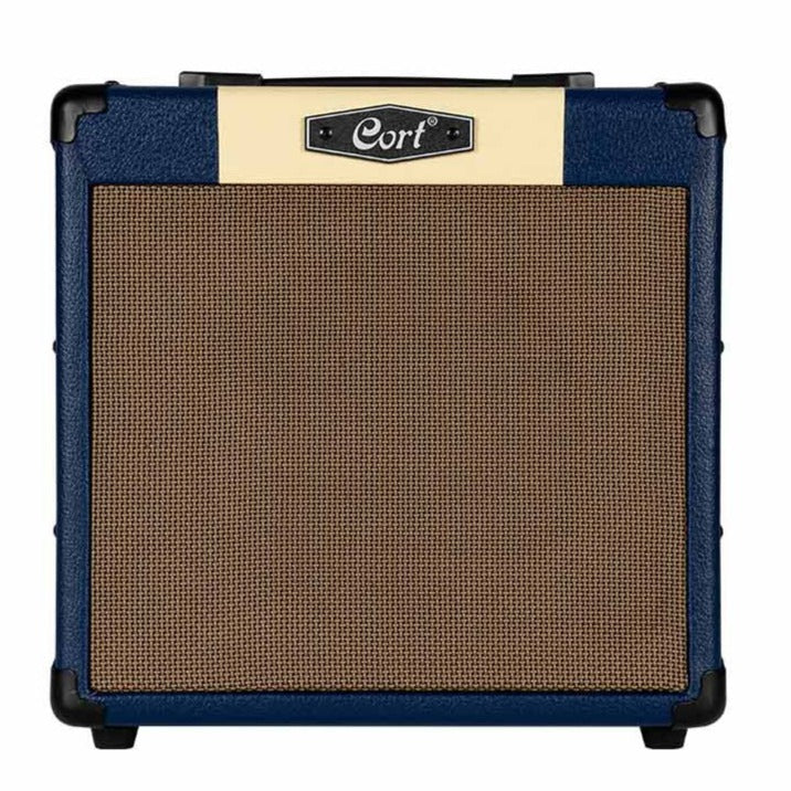 Cort CM15R DB 15W Dark Blue Guitar Amplifier - Perfect for Home Practice, Studio Recording & Live Performances