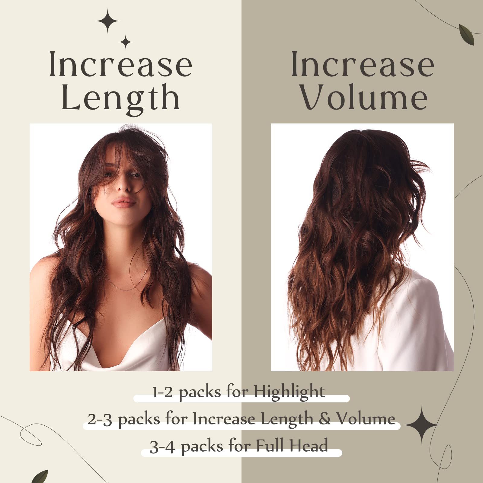 Premium Tape in Hair Extensions 100% Human Hair - Seamless Blending for Length & Volume | Perfect for Weddings, Parties & Everyday Styling