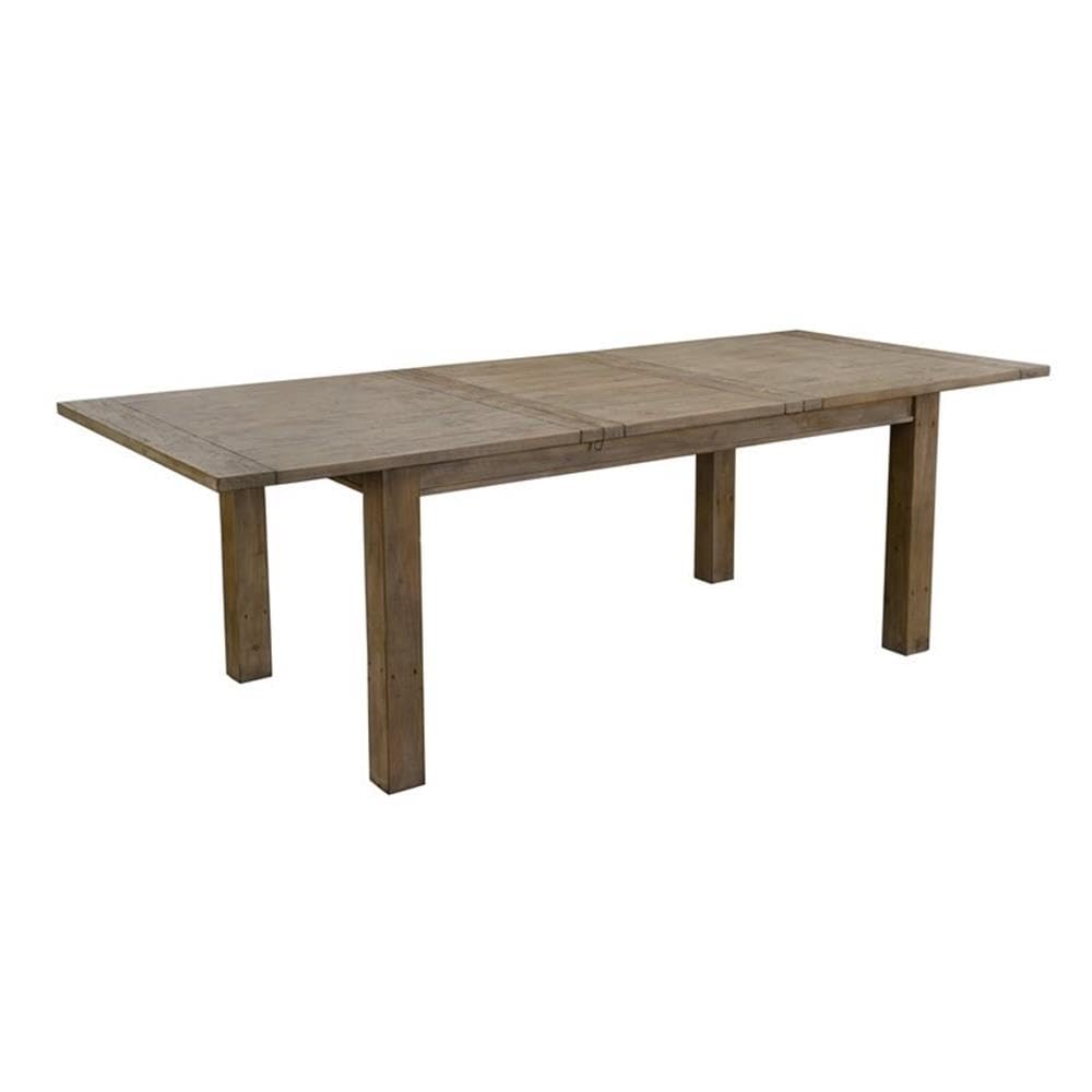 Kosas Home Driftwood Dining Table - Desert Gray Finish | Rustic Farmhouse Style Dining Room Table for Kitchen & Dining Area